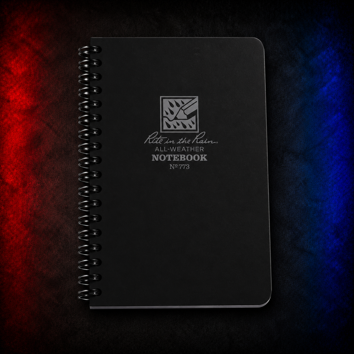 Rite in the Rain No. 773 black side-spiral notebook