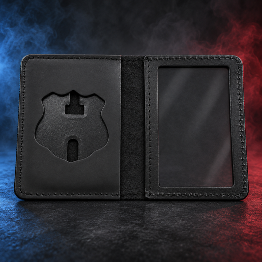 D&K HPD Officer Mini Badge and ID Case with cutout 1312