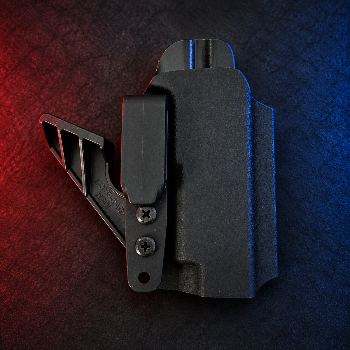 Comp-Tac eV2 P365 XL right-hand holster, clip side