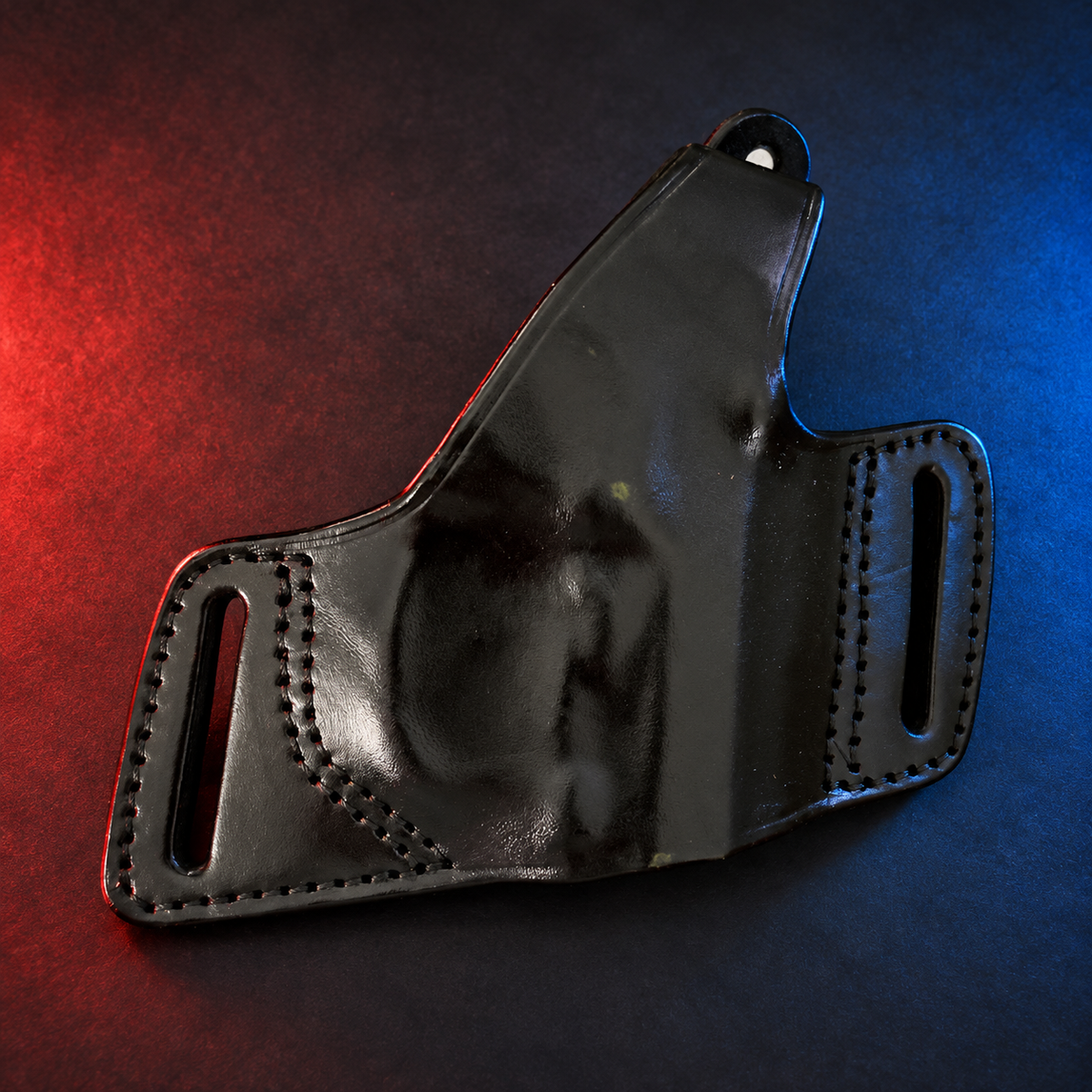 Triple K Secret Agent black leather holster for Beretta 92