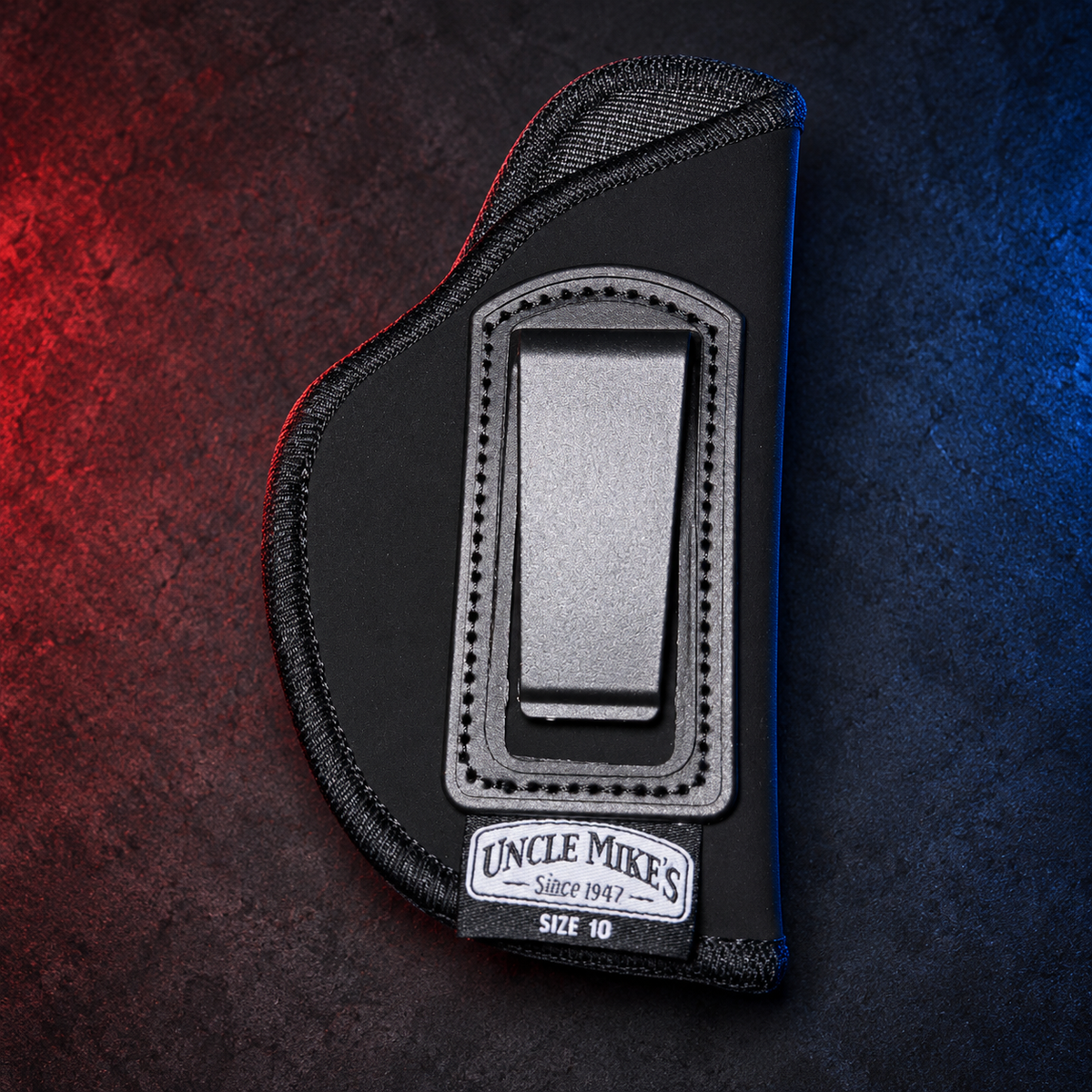 Uncle Mike’s size 10 right-hand holster — professional rendering