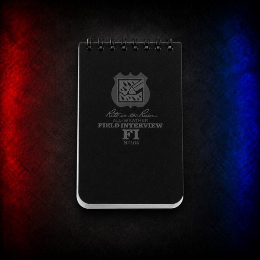 Rite in the Rain No. 104 black Field Interview notebook