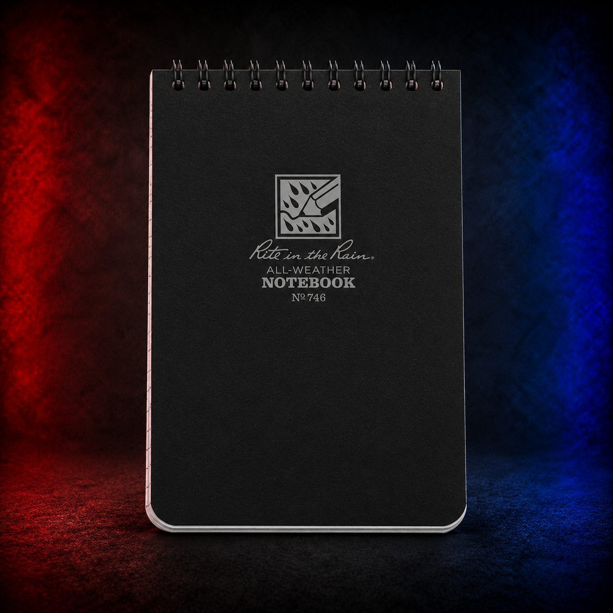 Rite in the Rain No. 746 black top-spiral notebook